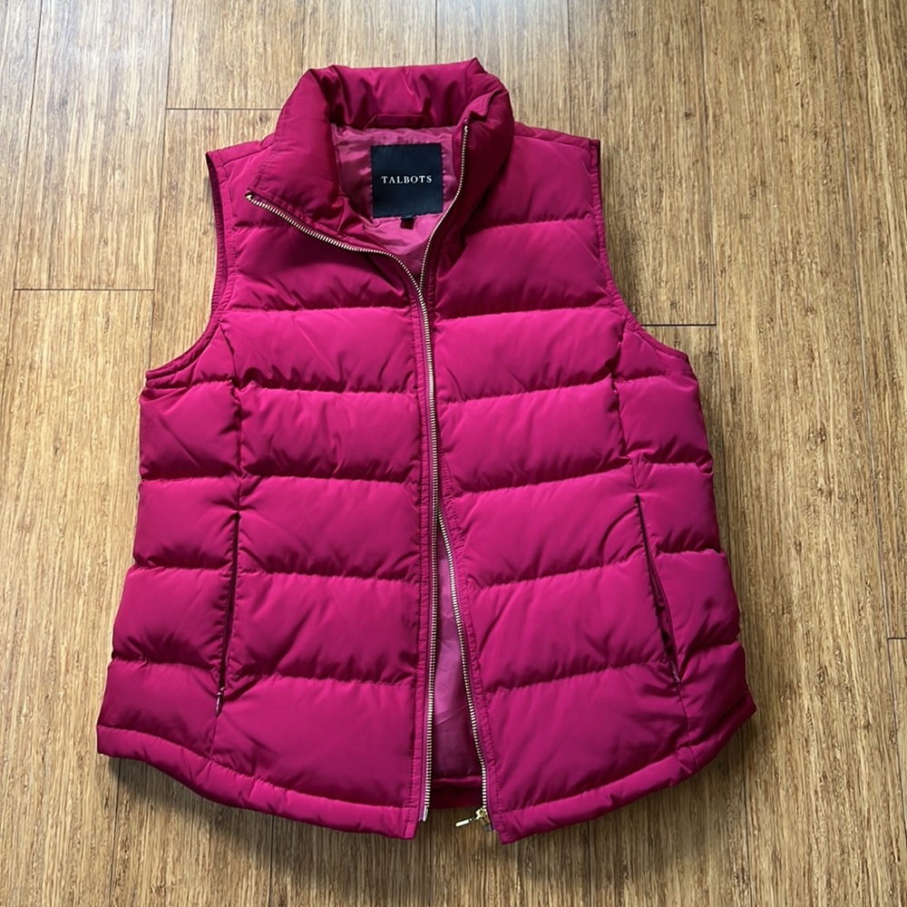 NWOT Talbots Down Puffer Vest